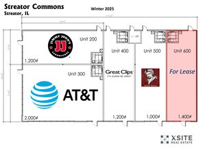 2401 N Bloomington St, Streator, IL à louer Plan de site– Image 1 sur 1