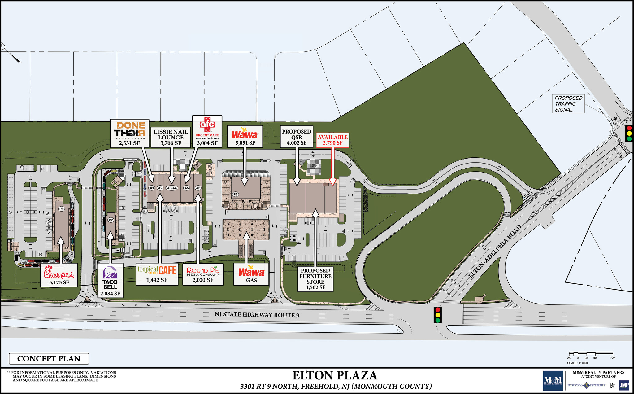 3301 US Highway 9, Freehold, NJ à louer Plan de site– Image 1 sur 1