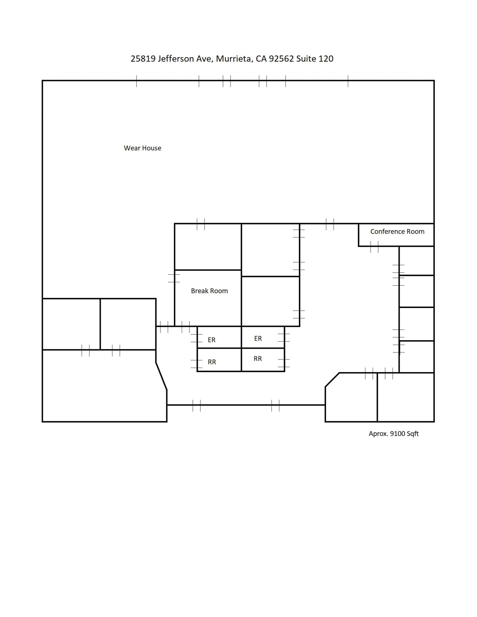 25819 Jefferson Ave, Murrieta, CA à louer Plan de site– Image 1 sur 2