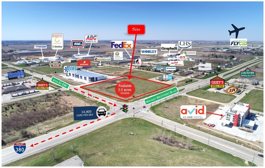 645 Wright Brothers Blvd, Cedar Rapids, IA à louer - Photo principale – Image 1 sur 3