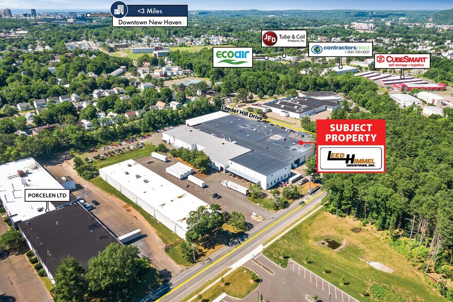 75 Leeder Hill Dr, Hamden, CT à vendre - Aérien – Image 2 sur 3