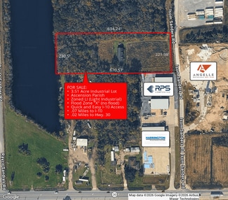 Plus de détails pour 10087 Isom Sanders rd, Gonzales, LA - Terrain à vendre