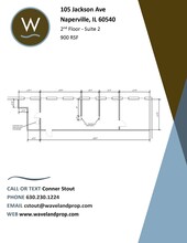 105 Jackson Ave, Naperville, IL à louer Plan d’étage– Image 1 sur 7