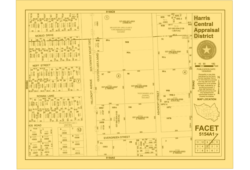 8205-8211 Dunlap St, Houston, TX à vendre - Plan cadastral – Image 3 sur 3
