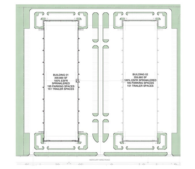 734 Mercury Mine rd, Laredo, TX à louer - Plan de site – Image 2 sur 2