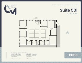 5509 N Cumberland Ave, Chicago, IL à louer Plan d’étage– Image 1 sur 1