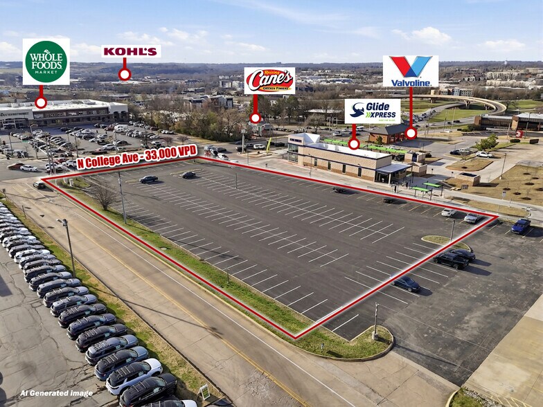 3416 N College Ave, Fayetteville, AR à louer - Photo de l’immeuble – Image 1 sur 9