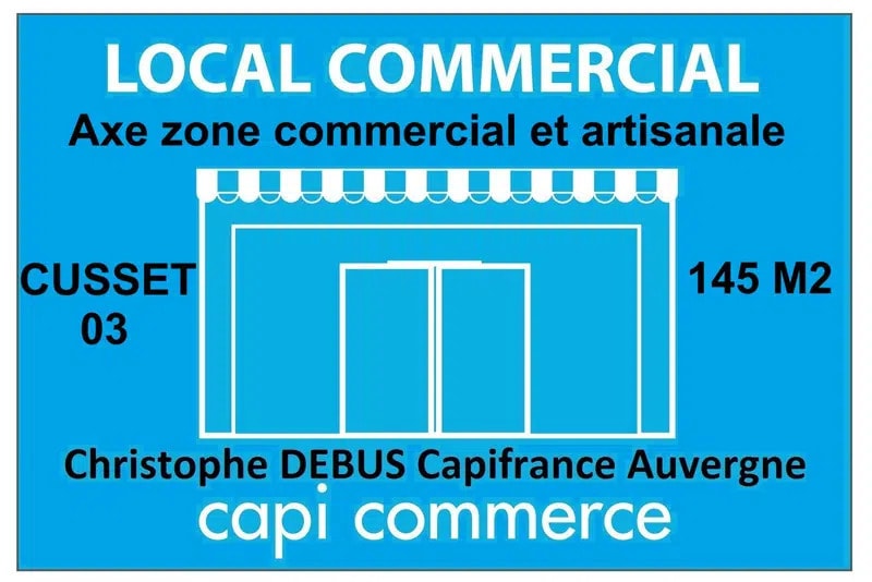 Local commercial dans Cusset à louer - Photo de l’immeuble – Image 1 sur 1