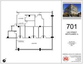 701 Lee St, Des Plaines, IL à louer Plan d’étage– Image 1 sur 11