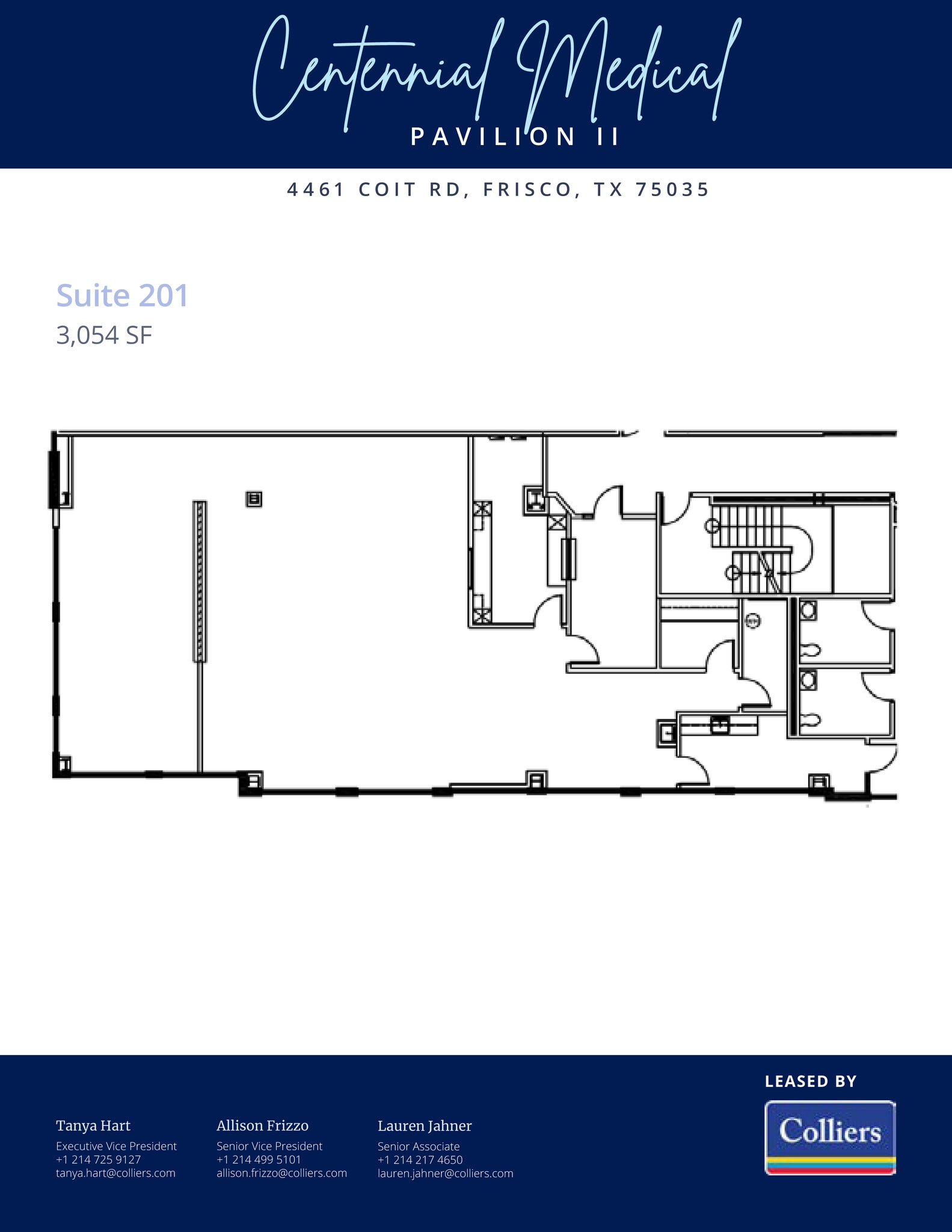 4401 Coit Rd, Frisco, TX à louer Plan d’étage– Image 1 sur 1