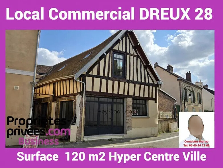 Local commercial dans Dreux à louer - Photo de l’immeuble – Image 1 sur 9