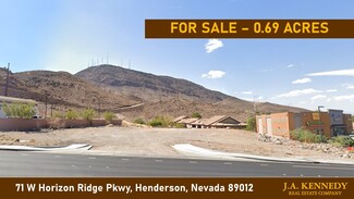 Plus de détails pour 71 W Horizon Ridge Pky, Henderson, NV - Terrain à vendre