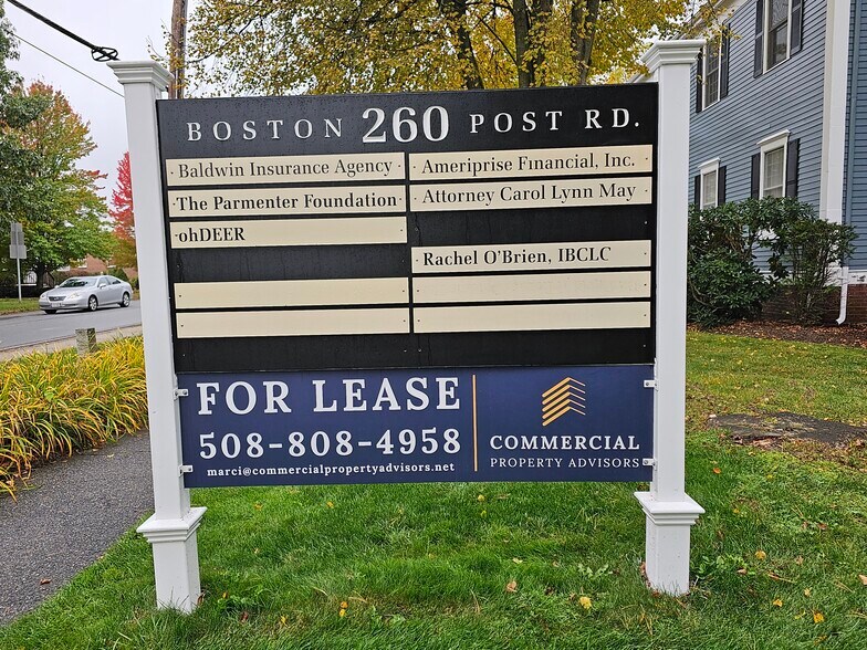 260 Boston Post Rd, Wayland, MA à louer - Photo de l’immeuble – Image 3 sur 16