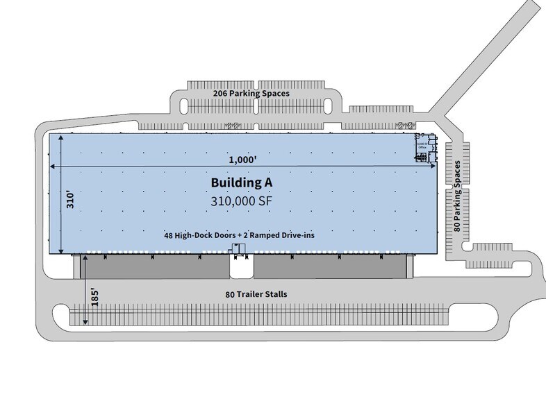 800 Irick Rd, Burlington, NJ à louer - Plan de site – Image 2 sur 2