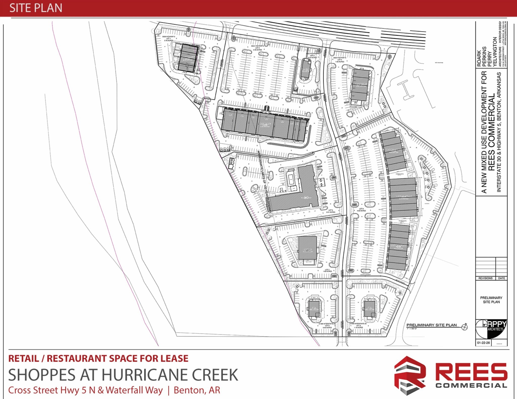 Cross Street Hwy 5 N & Waterfall Way, Bryant, AR à louer Plan de site– Image 1 sur 4