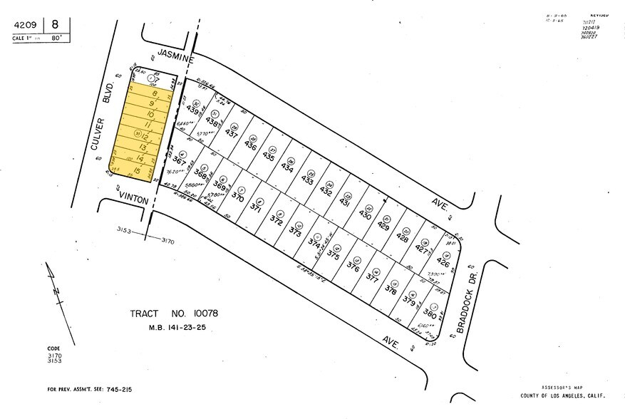 10216-10220 Culver Blvd, Culver City, CA à louer - Plan cadastral – Image 3 sur 10
