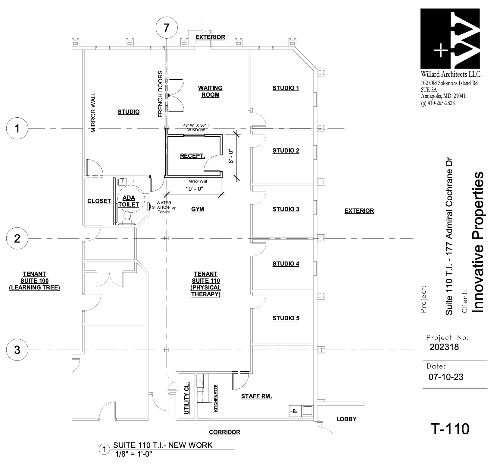 177-179 Admiral Cochrane Dr, Annapolis, MD à louer Plan d’étage– Image 1 sur 1