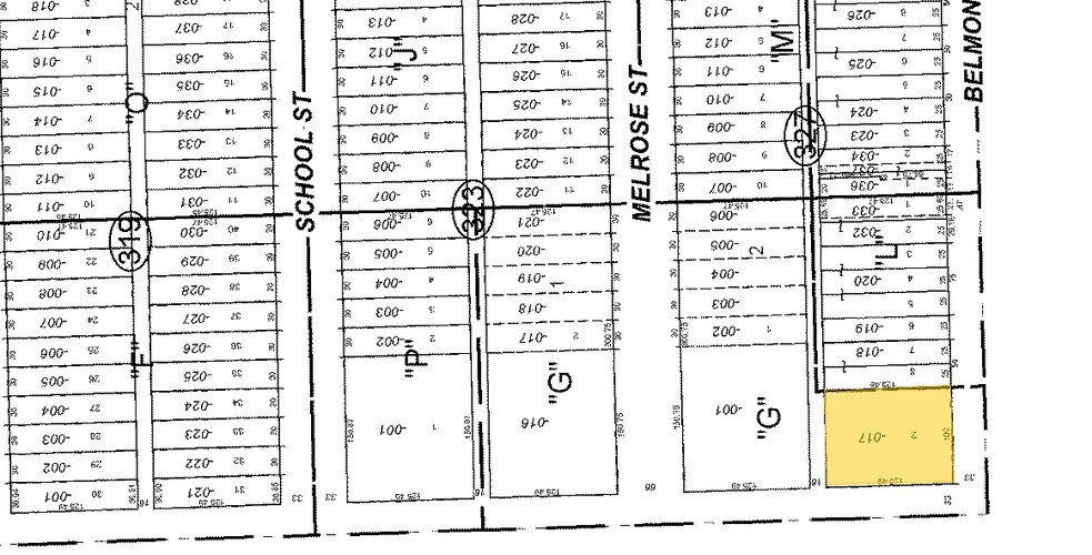 5550-5558 W Belmont Ave, Chicago, IL à louer - Plan cadastral – Image 2 sur 2