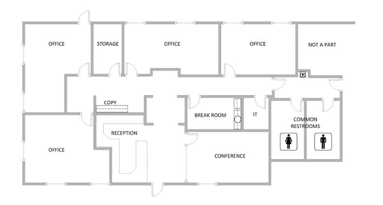 8767 E Via de Commercio, Scottsdale, AZ à louer Plan d’étage– Image 1 sur 1