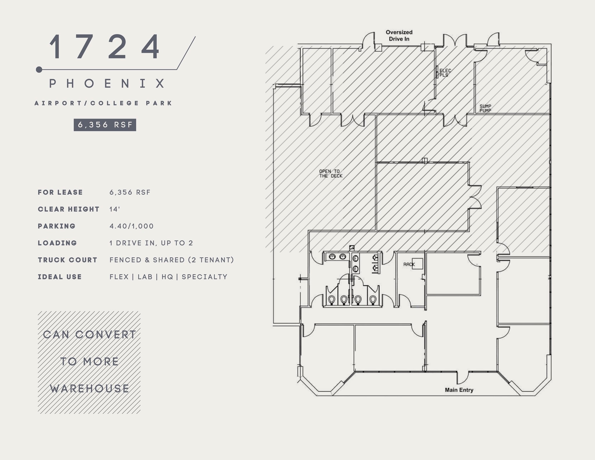 1688 Phoenix Pky, College Park, GA à louer Plan d’étage– Image 1 sur 1