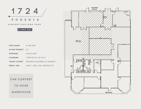 1688 Phoenix Pky, College Park, GA à louer Plan d’étage– Image 1 sur 1