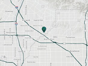 14821 E Northam St, La Mirada, CA - VUE AÉRIENNE  vue de carte