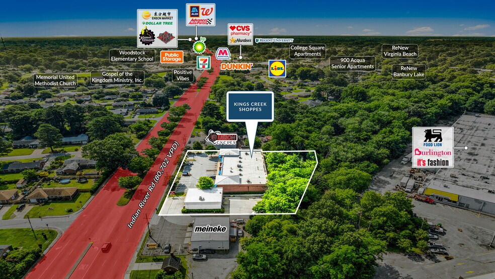 6361 Indian River Rd, Virginia Beach, VA à vendre - Photo de l’immeuble – Image 3 sur 5