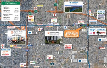 1435 E Highland Ave, San Bernardino, CA - Vue aérienne  vue de carte