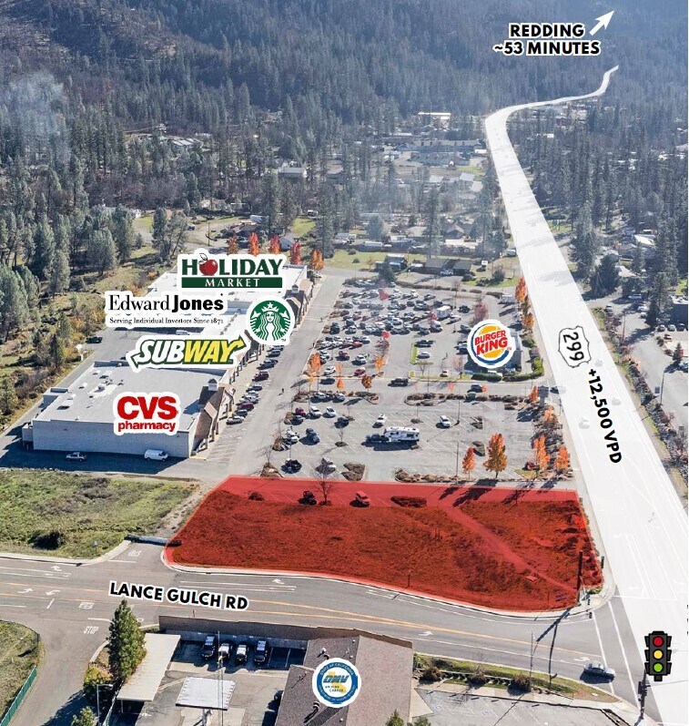 1551 Main St, Weaverville, CA à louer Aérien– Image 1 sur 3