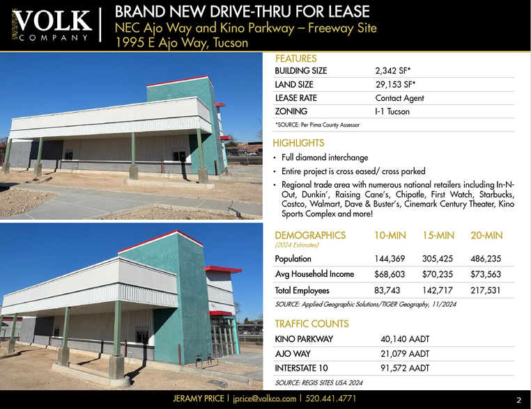 1995 E Ajo Way, Tucson, AZ à louer - Photo de l’immeuble – Image 2 sur 4
