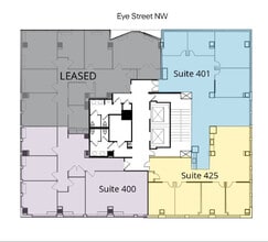1444 I St NW, Washington, DC à louer Plan d’étage– Image 1 sur 1