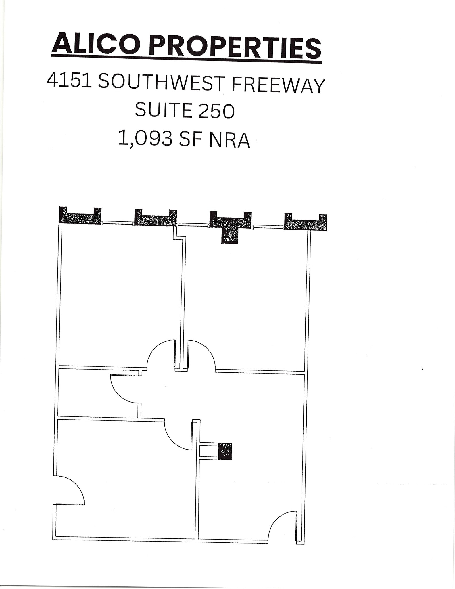 4151 Southwest Fwy, Houston, TX à louer Plan d’étage– Image 1 sur 1