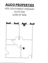4151 Southwest Fwy, Houston, TX à louer Plan d’étage– Image 1 sur 1