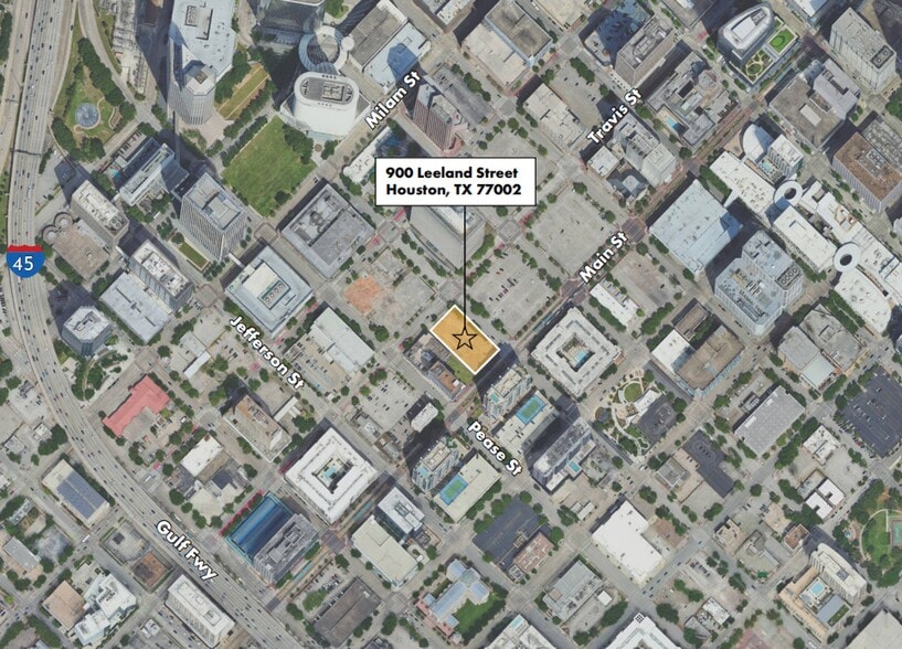 900 Leeland St, Houston, TX à vendre - Aérien – Image 1 sur 2