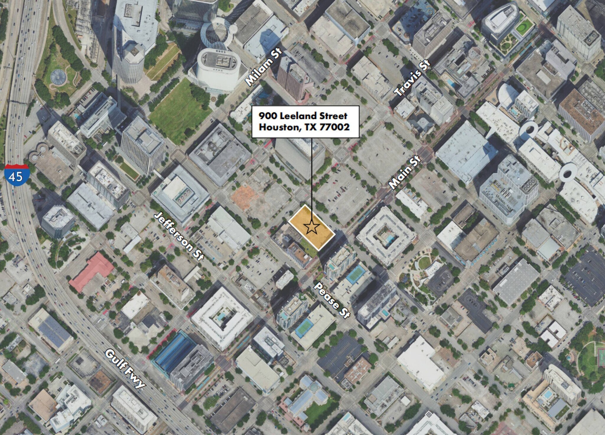900 Leeland St, Houston, TX à vendre Aérien– Image 1 sur 3