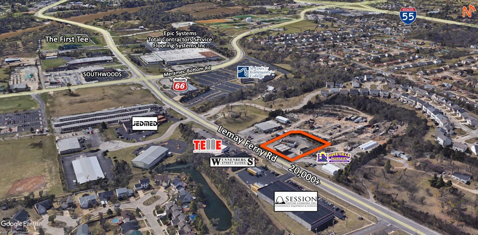 6065 Lemay Ferry Rd, Saint Louis, MO à vendre - Aérien – Image 2 sur 4