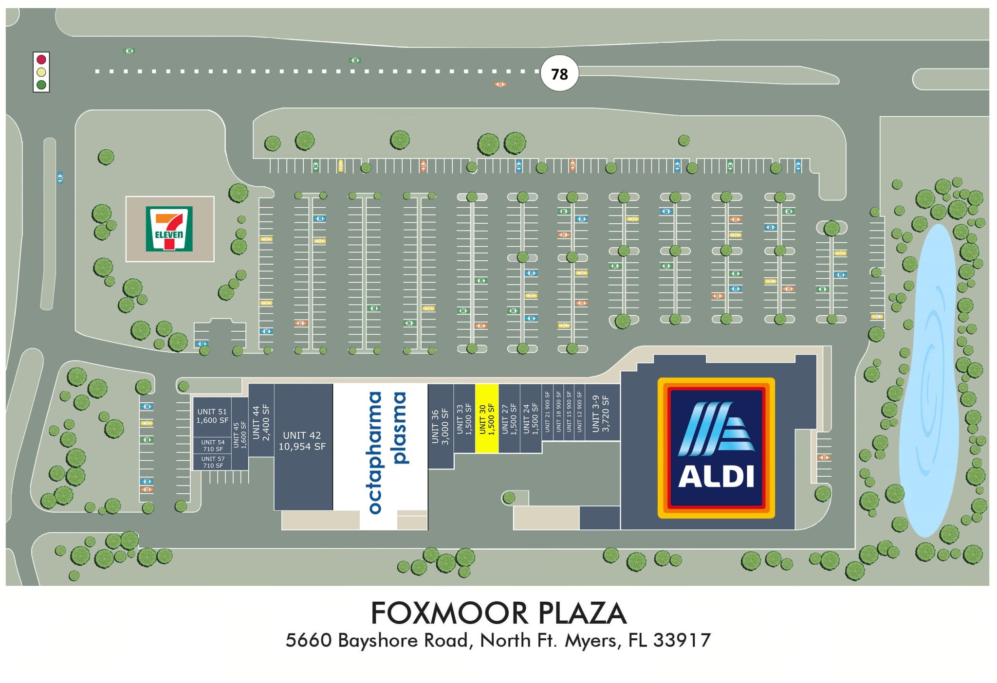 5660 Bayshore Rd, North Fort Myers, FL à louer Plan de site– Image 1 sur 1
