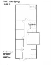4801-4849 Keller Springs Rd, Addison, TX à louer Plan d’étage– Image 1 sur 1