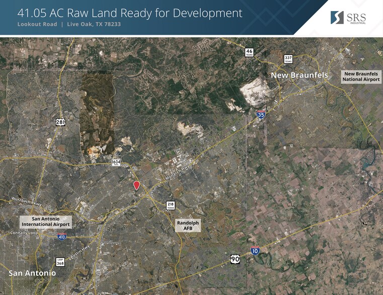 Lookout Rd, Live Oak, TX à vendre - Aérien – Image 3 sur 4