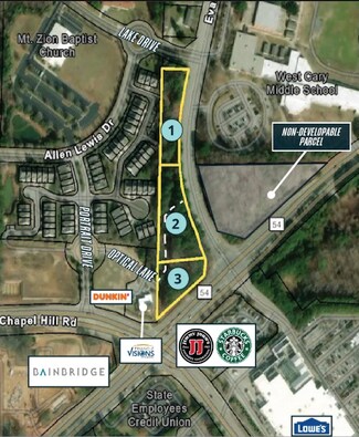 Plus de détails pour 1905 NW Maynard rd, Cary, NC - Terrain à vendre