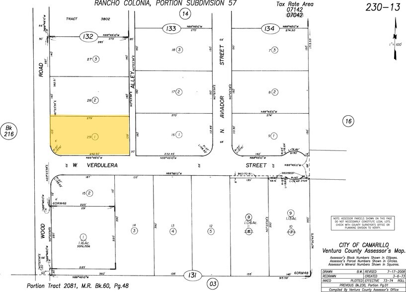 32 N Wood Rd, Camarillo, CA à louer - Plan cadastral – Image 3 sur 3