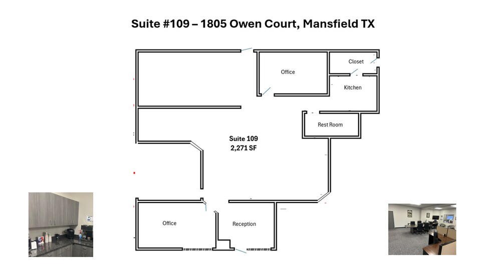 1805 Owen Ct, Mansfield, TX à louer - Plan d’étage – Image 3 sur 8