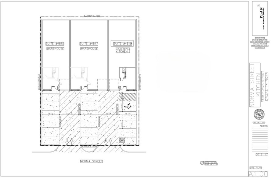 4807-4819 Norma St, Dallas, TX à louer - Photo de l’immeuble – Image 2 sur 3
