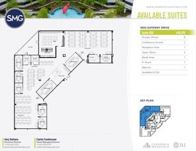 1800 Gateway Dr, San Mateo, CA à louer Plan d’étage– Image 1 sur 1