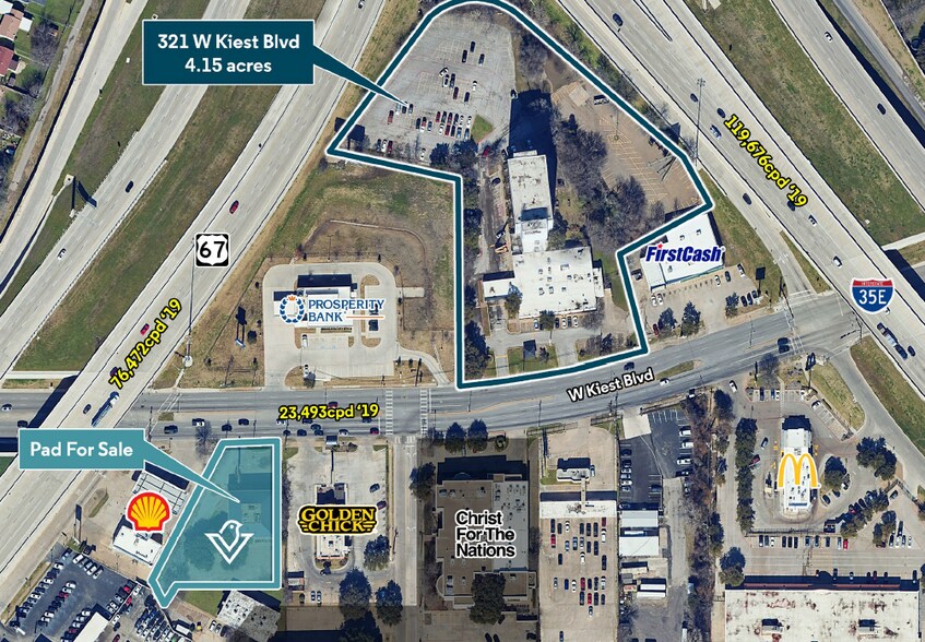 321 W Kiest Blvd, Dallas, TX à vendre - Photo de l’immeuble – Image 3 sur 4