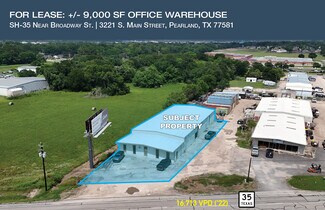 Plus de détails pour 3221 S Main St, Pearland, TX - Industriel/Logistique à louer