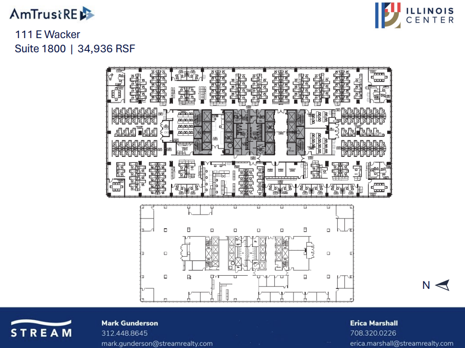 111 E Wacker Dr, Chicago, IL à louer Plan d’étage– Image 1 sur 1