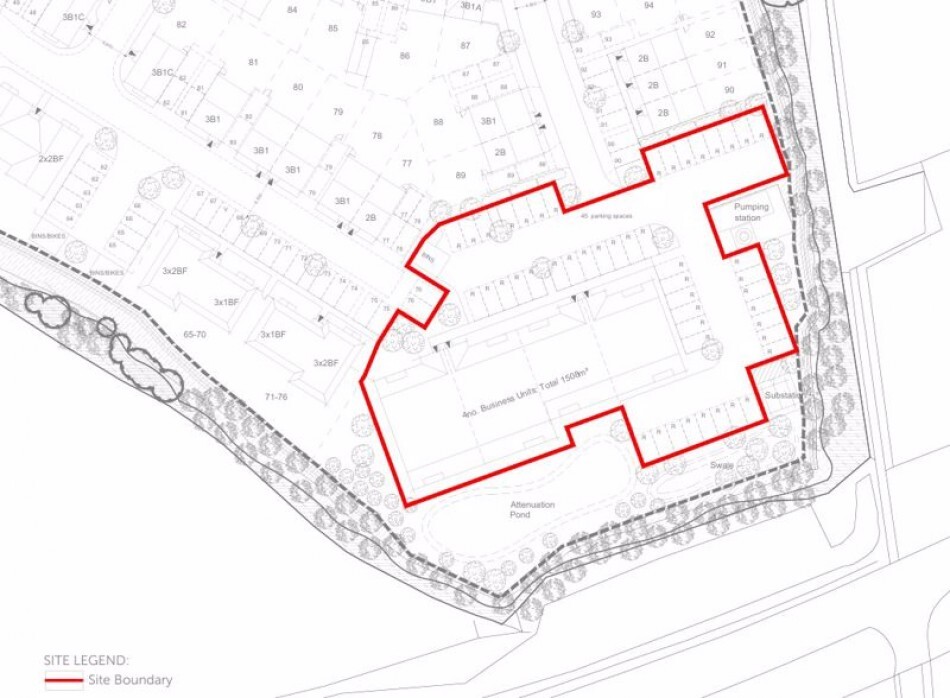 Sandhill Ln, Faringdon à vendre Plan de site– Image 1 sur 2