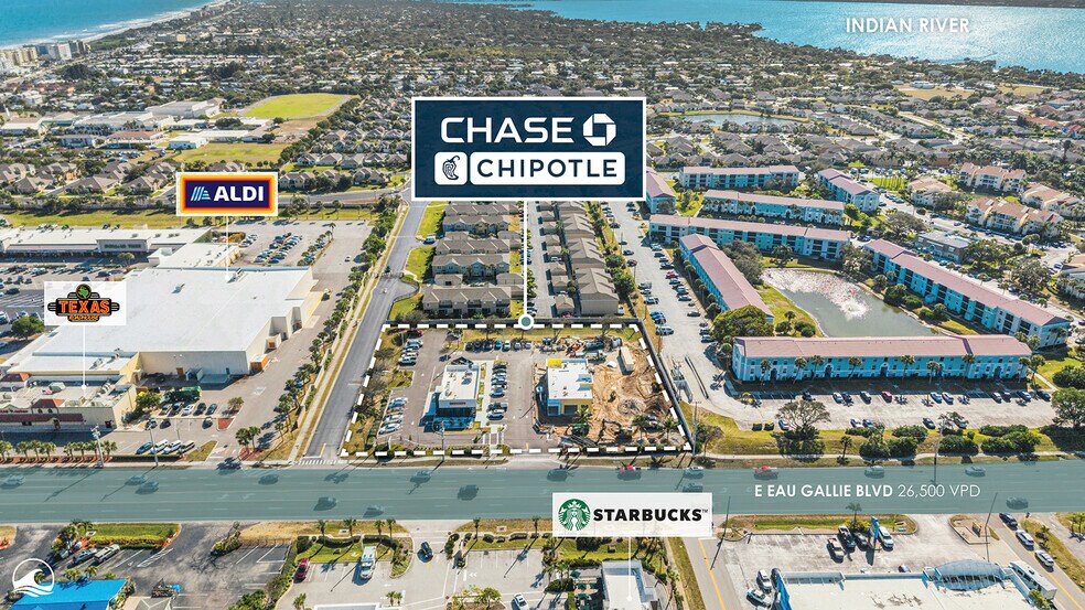 821 E Eau Gallie Blvd, Indian Harbour Beach, FL à vendre - Photo de l’immeuble – Image 3 sur 5