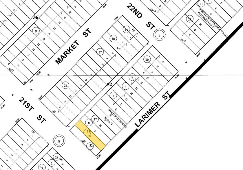 2101-2107 Larimer St, Denver, CO à vendre - Plan cadastral – Image 3 sur 15